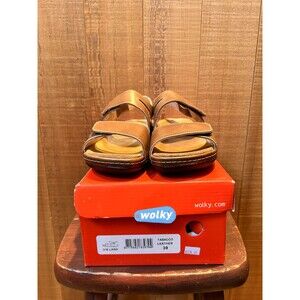 Wolky 315 Liana Women's Sandal EU 39 US 8.5 Tabacco Leather